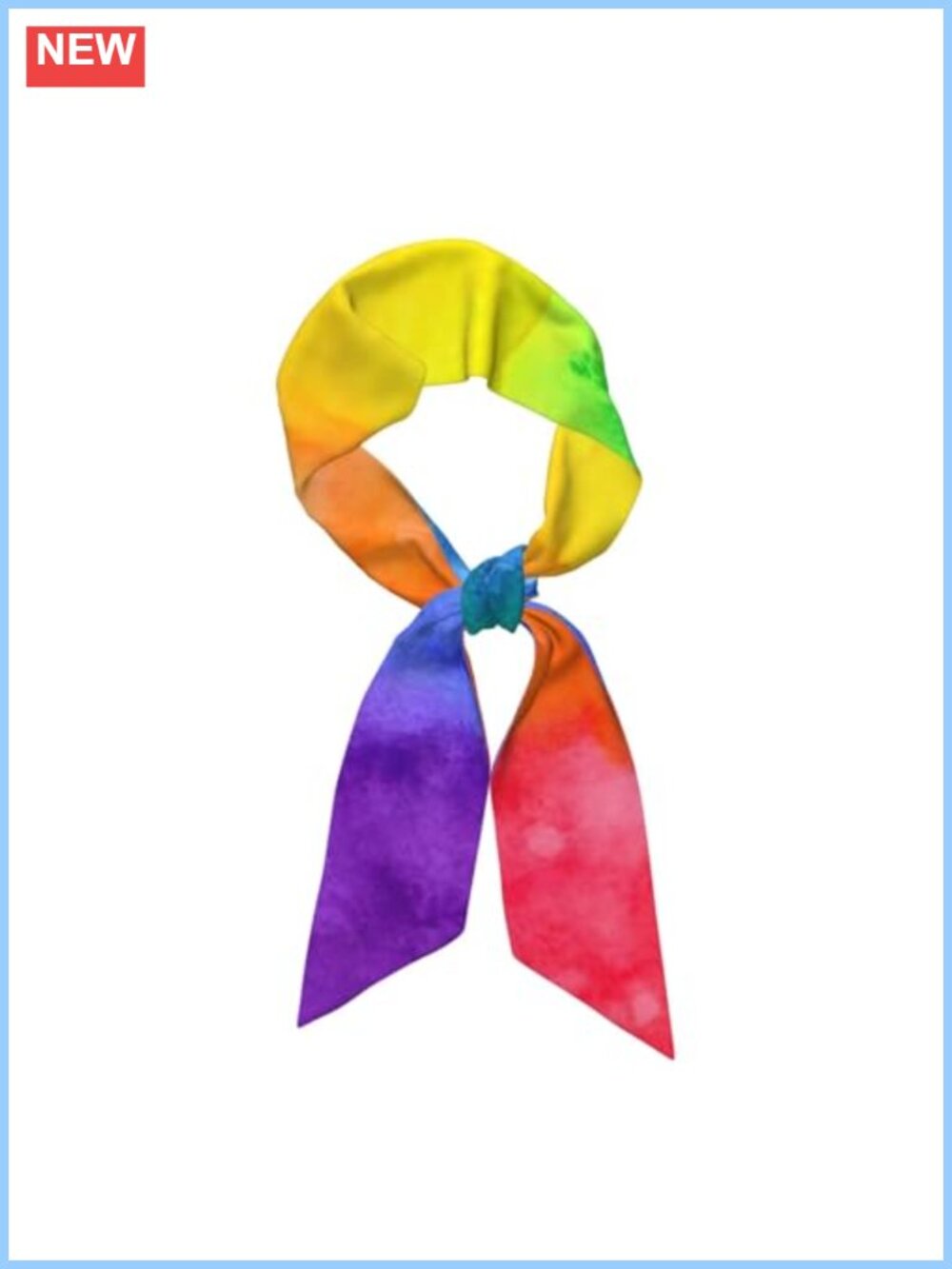 Vintage Style Satin Silk Neckerchief Multipurpose Scarf